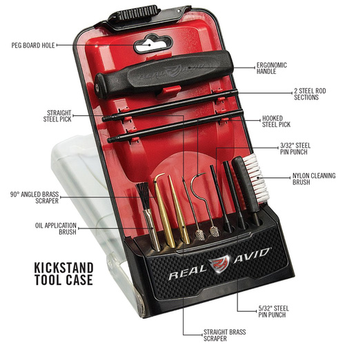 Real Avid - Zestaw do czyszczenia broni Gun Boss® Pro - Precision Cleaning Tools - AVGBPROPCT