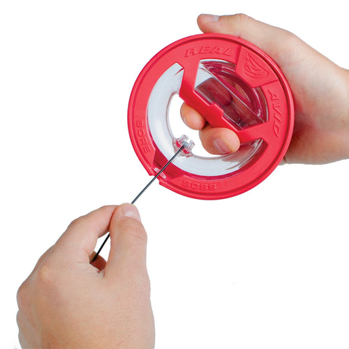 Real Avid - Wycior sznurowy do czyszczenia przewodu lufy Bore Boss - 12 GA - AVBB12G