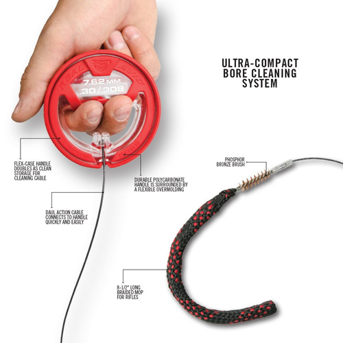 Real Avid - Wycior sznurowy do czyszczenia przewodu lufy Bore Boss - .30 / .308 / 7.62 mm - AVBB308