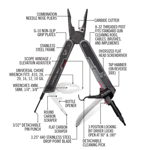 Real Avid - Maintenance Multitool Gun Tool Max - Black - AVGTMAX