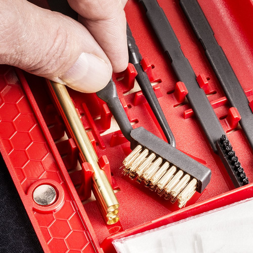 Real Avid - Mata rusznikarska z zestawem narzędzi Master Cleaning Station Universal - 43x16" - Czarna - AVMCS-U