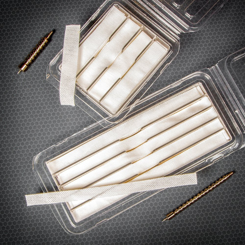 Real Avid - Bore-Max Speed Jag Patches Refill Pack - 4'' L - 9 mm-.45 - 250 pcs. - AVBMPATCH4L