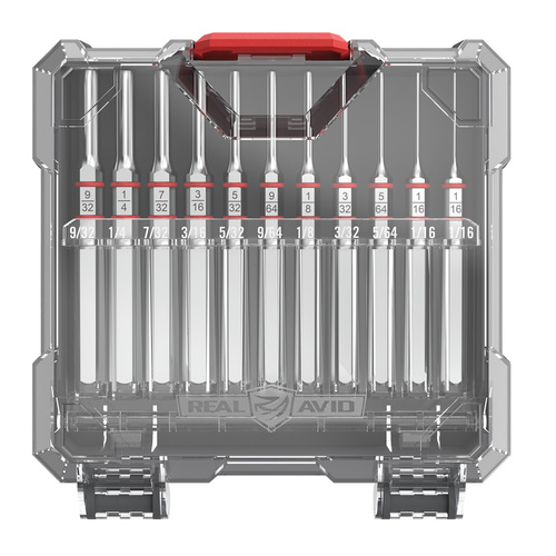 Real Avid - Standard Pin Accu-Punch Set - 11 Pieces - Steel - AVAPK-S