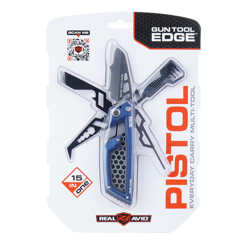 Real Avid - Multitool Gun Tool Edge Pistol Tool - Blue - AVGTE-P