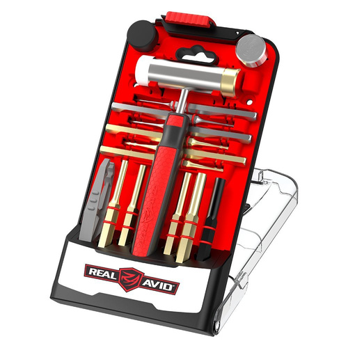 Real Avid - Accu-Punch™ Hammer with Brass & Steel Pin Punch Set - AVHPS-B