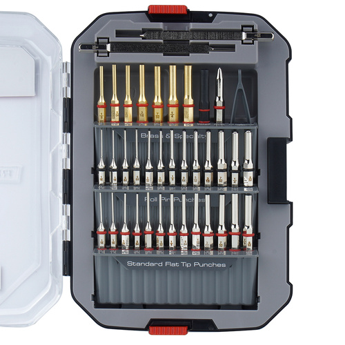 Real Avid - Zestaw wybijaków Accu-Punch Master Set - 37 części - AVMAPS