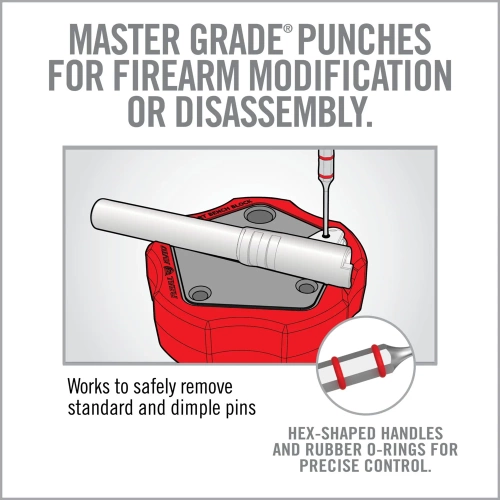 Real Avid - Zestaw narzędzi Armorer’s Master Hammer and Accu-Punch Standard Pin Punch Set - AVAMHAPS