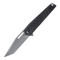 Real Avid - Folding Knife EDC RAV-6 - Aluminum - Carbon Fiber - Tanto - Black - AVRAV6