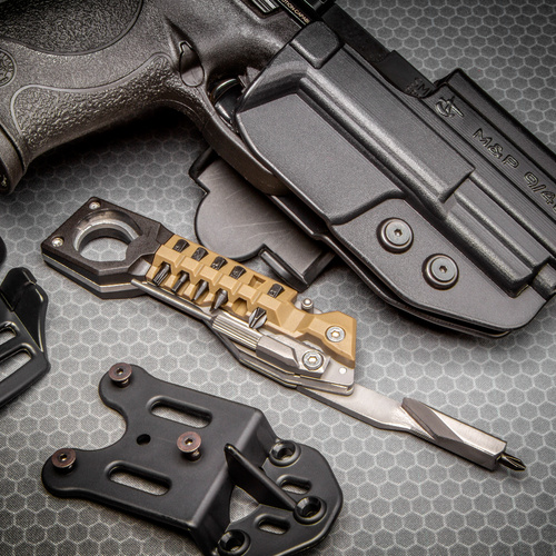 Real Avid - Gun Multitool The Pistol Tool - 19 Functions - Brown - AVPSTL