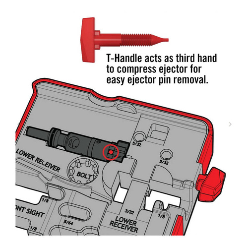 Real Avid - Blok rusznikarski AR-15 Master Bench Block - AVAR15MBB