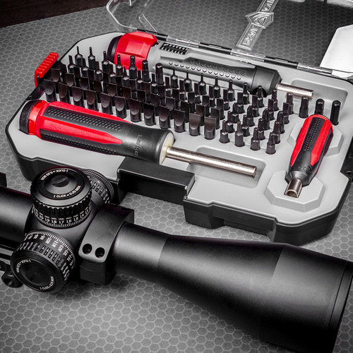 Real Avid - Zestaw śrubokrętów rusznikarskich Gunsmith Driver Master Set - 83 bity - AVSTDMS