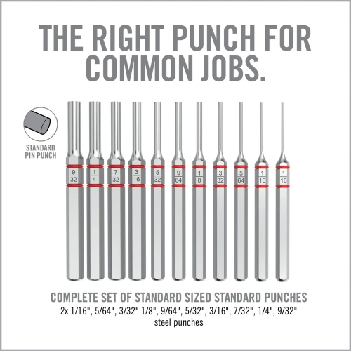 Real Avid - Zestaw narzędzi Armorer’s Master Hammer and Accu-Punch Standard Pin Punch Set - AVAMHAPS