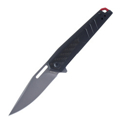 Real Avid - Folding Knife EDC RAV-5 - Aluminum - Carbon Fiber - Black - AVRAV5